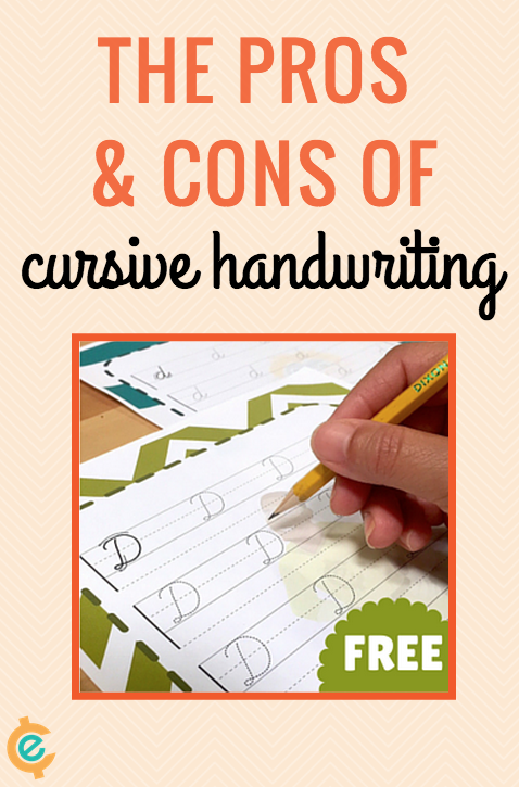 Pros and cons of cursive - Educents Blog